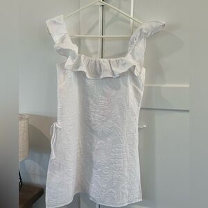 Lily Pulitzer White Dress With Built In Shorts